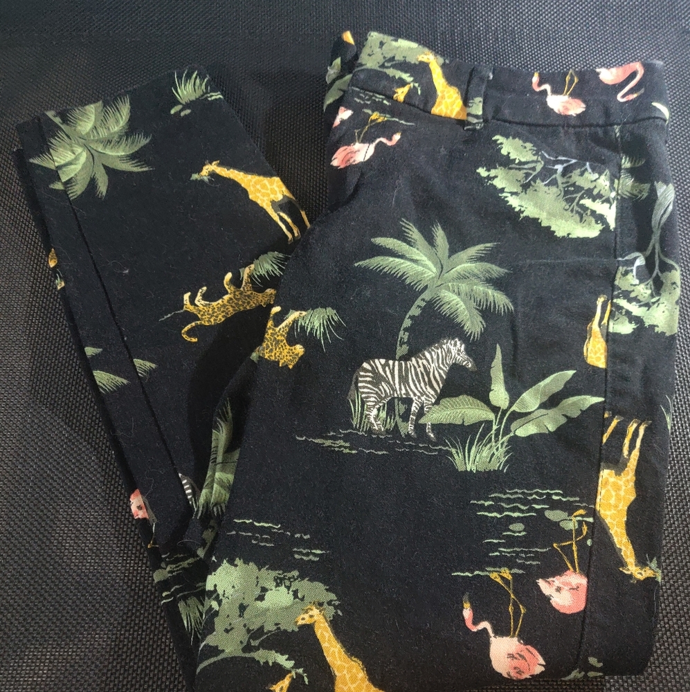 Old Navy Pixie Safari Print Pants Size 2
